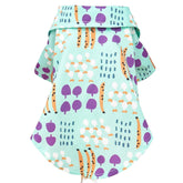 KUTKUT Hawaiian Dog & Cat Shirt - Pet Summer T-Shirts Breathable Dog Clothes for Small Dogs Cats Pets, Polo Dog Shirts Beach Seaside Puppy Outfit Quick Dry Apparel - kutkutstyle